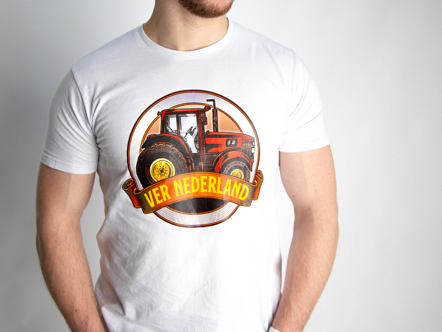 Dit Vernederland T-shirt is een eerbetoon aan de hardwerkende mannen en vrouwen die ons land voeden.